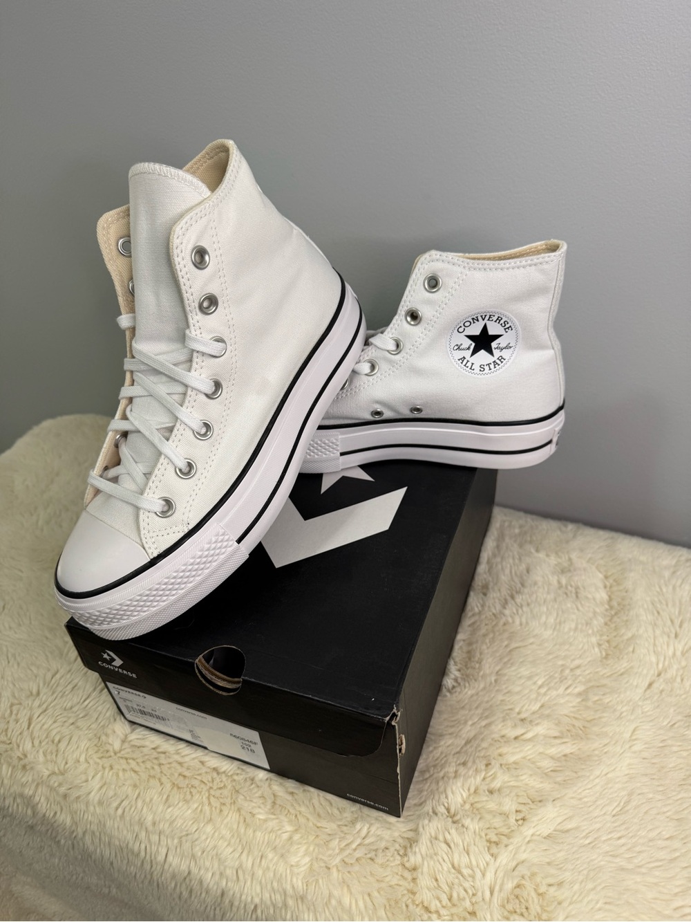 Converse White High Top